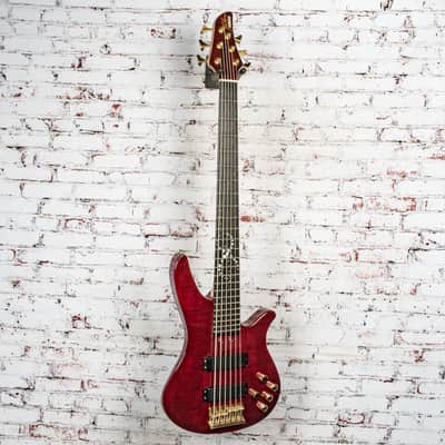 Yamaha - John Myung Signature Electric Bass, Trans Red - w/HSC - x7212 - USED image 4