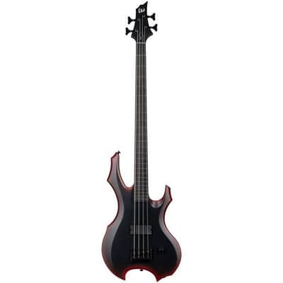 LTD - FL-4 - Black red Burst Satin - Fred Leclercq Signature image 3