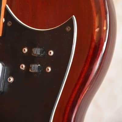 Mars Hertiecaster – 1970s Vintage Teisco Style Solidbody SG Guitar image 7