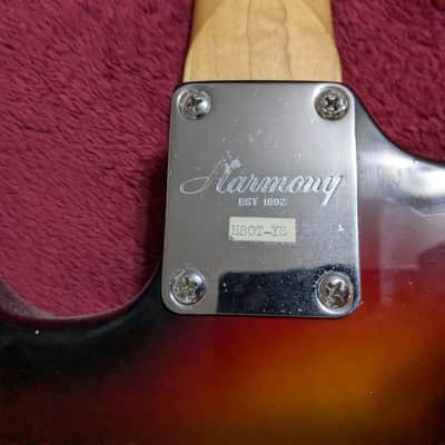 Harmony H-80T Strat Copy 1980s - Sunburst - Made in Korea image 5