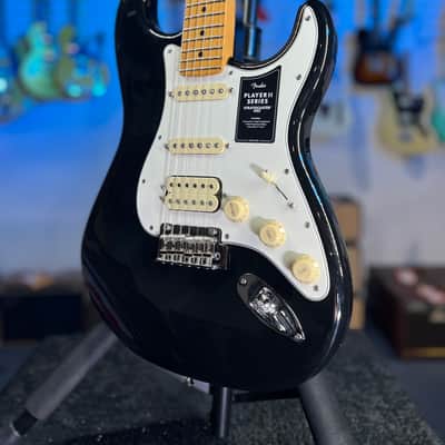 Fender Player II Stratocaster HSS Electric Guitar - Black with Maple Fingerboard Auth Deal Free Ship! 310 FREE PLEK! image 2