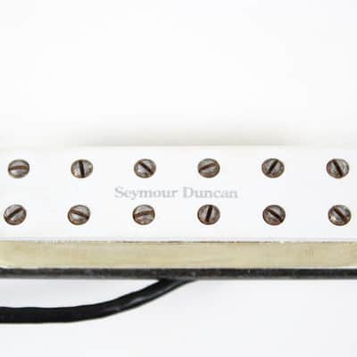 1980s-1990s Vintage Seymour Duncan SL59-1N Little '59 Humbucker Strat Neck Pickup White image 5