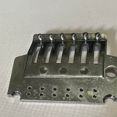 2000's Japan Jackson Licensed JT-580LP Floyd Rose Tremolo Bridge Chrome Base Plate image 11