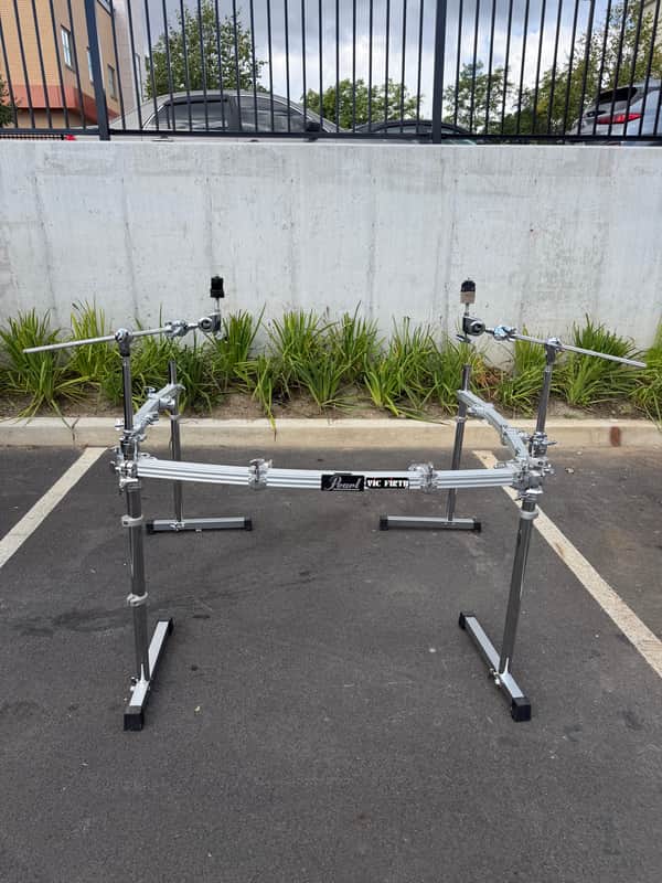 Pearl DR513C ICON Curved 3-Sided Drum Rack 2010s - Chrome image 1