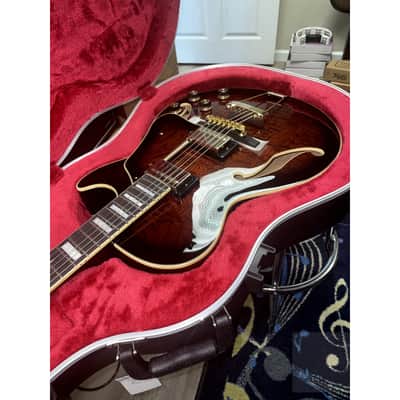 Ibanez AG95QA-DBS Artcore Expressionist Present - Dark Brown Sunburst image 14