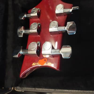 Paul Reed Smith prs sc 20th anniversary 2006 cherry Sunburst flamed maple top flying birds+ trem image 18