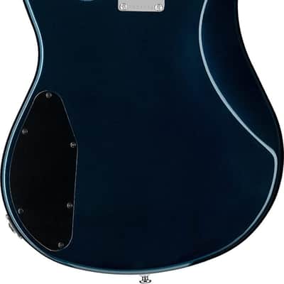 Sterling SB14 Sterling 4-String Bass Guitar, Rosewood Fingerboard, Blue Pearl image 3