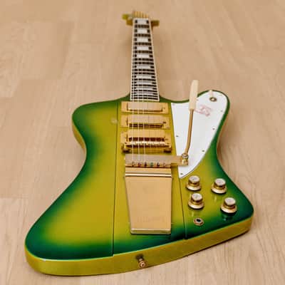 2000 Gibson Custom Shop Firebird VII Green Sparkle Burst w/ Case image 12