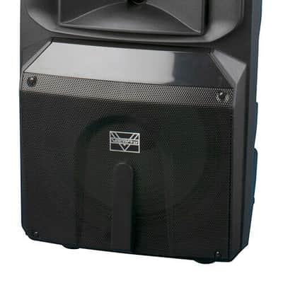 Vocopro SoundGlow-1200 12" Powered Speaker W/RGB Derby Light & Lighted Stand image 7