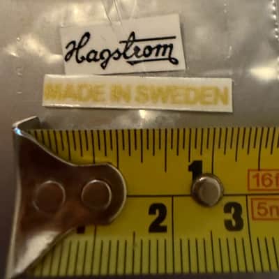 Hagstrom “Made in Sweden” 3cm logo sticker - Gold image 2