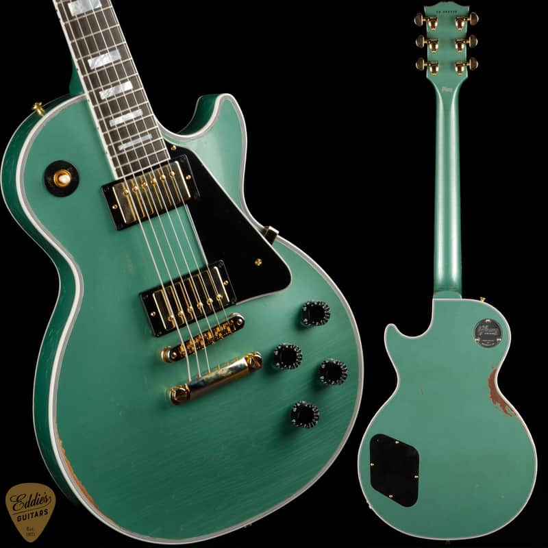 2024 - Gibson Custom Shop PSL Murphy Lab Les Paul Custom Heavy Aged Inverness Green 9.13 #CS400139 image 1