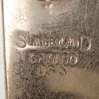 Slingerland#673 Snare Drum Strainer Chicago USA Parade/Marching Nickel Vintage30 image 2