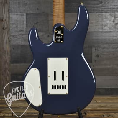Mint Ernie Ball Music Man Cory Wong StingRay II - Charcoal Blue with Mono Case image 5