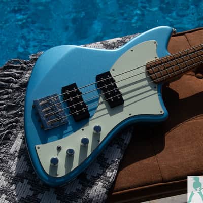 Fender Player Plus Meteora Bass HH (Active) 2022 - Cosmic Jade - Pro Set Up w Perfect Frets/Action/Intonation! image 1