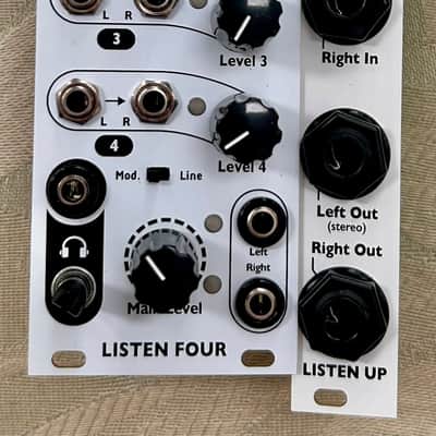 4MS Listen Four + Listen Up - White image 1