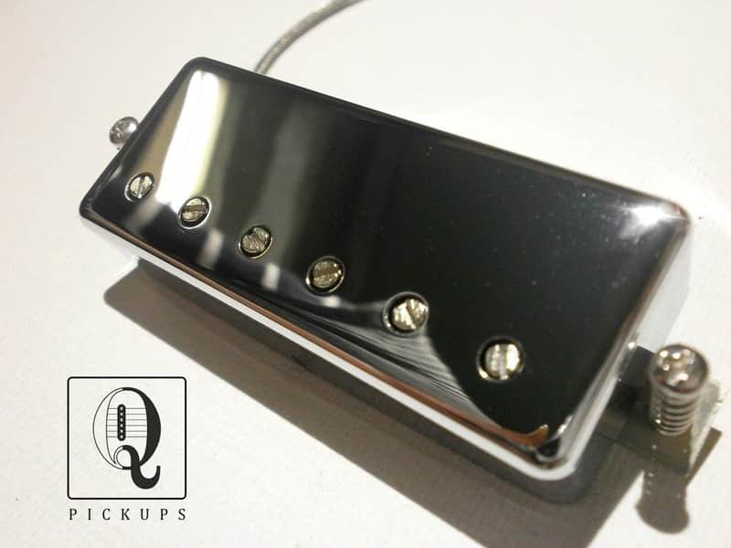 Mini Humbucker Pickup Vintage Correct Nickel Deluxe Gibson Hand Wound by Q pickups image 1