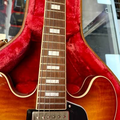Gibson ES-335 Figured Semi-hollowbody Electric Guitar - Iced Tea, 2023 image 12