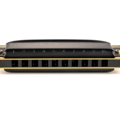 Hohner MS Series Pro Harp, 10 Hole Diatonic Harmonica, Eb Major - M564046P image 3
