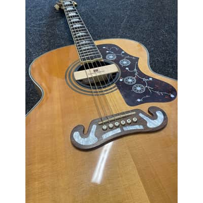 Epiphone EJ-200N Jumbo Acoustic Guitar Modified with Seymour Duncan Mounted Pickup with Hardcase Pre-Owned image 10