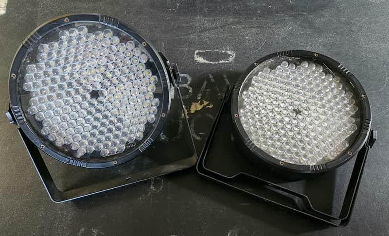 AVE Quad Flat LED Stage Lights (Pair) image 1
