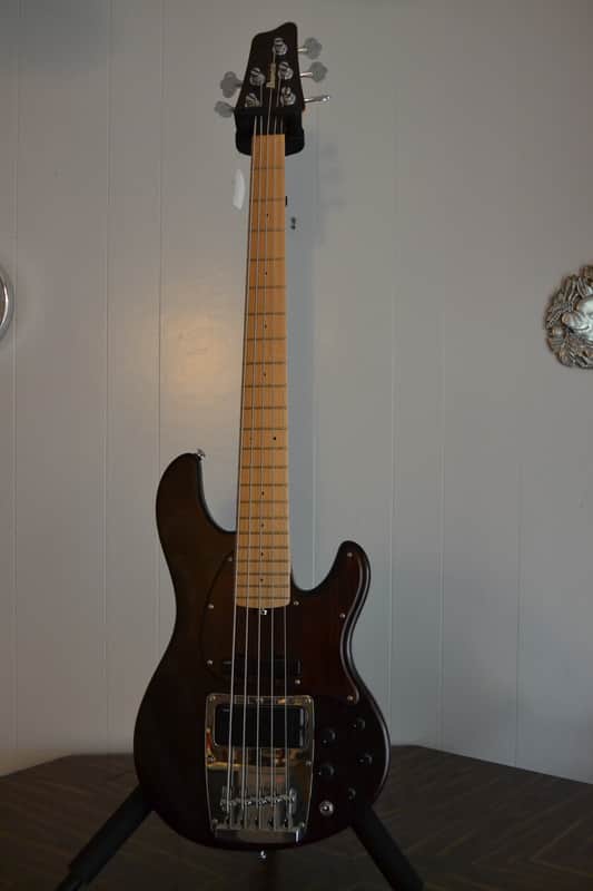 Ibanez ATK 805 5 string bass Premium 2014-2015 Dark Walnut | Reverb