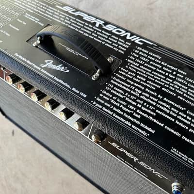 Fender Super-Sonic 22 2-Channel 22-Watt 1x12" Guitar Combo 2010 - Present - Black image 8