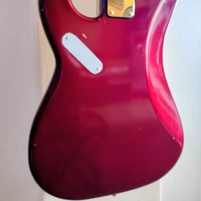 1982 Fender Precision Special Bass with Rosewood Fretboard - Candy Apple Red image 18
