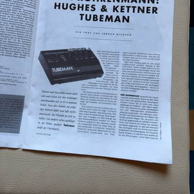 Hughes & Kettner Hughes & Kettner TubeMan Mk I + CF100 Guitar Slave – Complete Original Vintage Tube Rig 90is - blue image 16