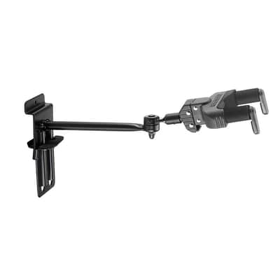 Hercules GSP50SB Auto Grip Long Arm Guitar Wall Hanger For 60-90mm Gridwall