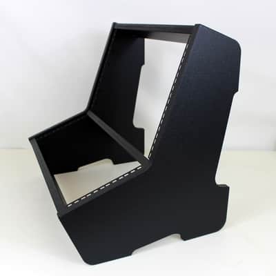Nutshell 6U+4U (10U) STUDIO RACK CASE DUAL ANGLE - Black image 2