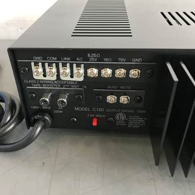 Bogen C100 Classic Series Public Address Amplifier 100W PA Mono Amp 110V Vintage image 9