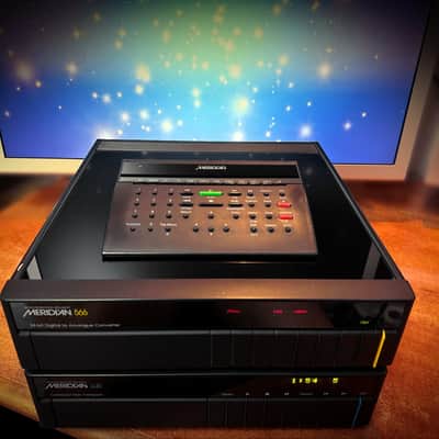 MERIDIAN 500 & 566 🌈RaRe🌈 CD Transport 24-Bit DAC Stereo High-End Bundle image 4