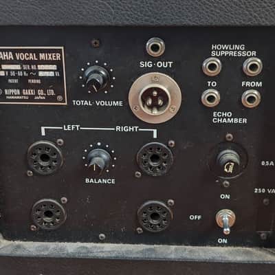 With demo video: Ultra-rare Yamaha VM100 discrete microphone preamp / mixer with spring reverb image 5