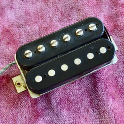 Vintage 1959 Gibson Double Black Long Magnet PAF Pickup 7.81k HOT Les Paul Burst image 21