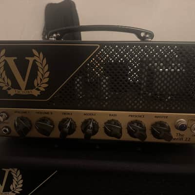 Victory Amps Sheriff 22 Compact Series 2-Channel 22-Watt Guitar Amp Head 2010s - Black/Gold image 1