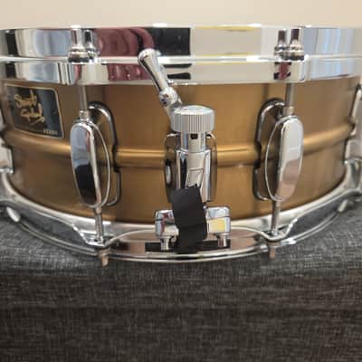 Tama SC145A40 Stewart Copeland Signature 40th Anniversary 14x5" Snare Drum 2021 - Present - Antique Brass image 5