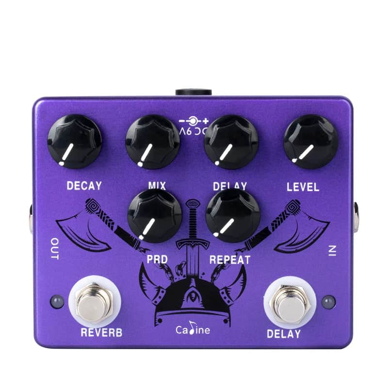 Caline CP-80 Ragnarok Digital Reverb and Analog Delay Guitar Effect Pedal (Fast Free US Shipping!) image 1