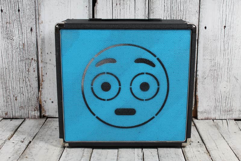 Kustom Single Modern Lead 70 Electric Guitar Amplifier Speaker Cabinet image 1