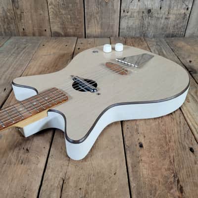 The Cleanest Danelectro Convertible 1960s W/ Modern Hard Case - Natural image 11