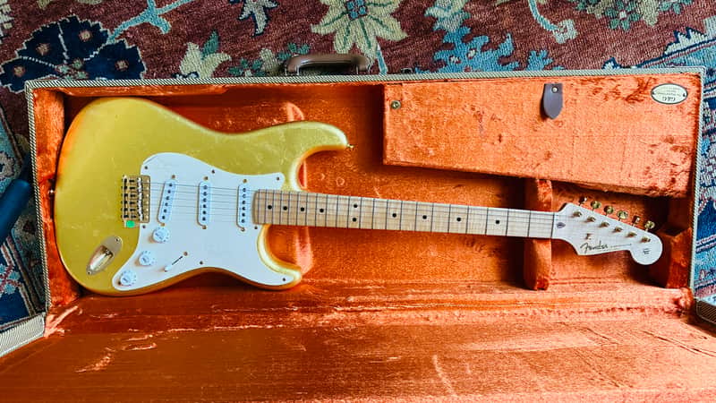 2004 Fender Custom Shop Gold Leaf Eric Clapton Stratocaster — Signed by Clapton & Todd Krause | 1 of 50 image 1