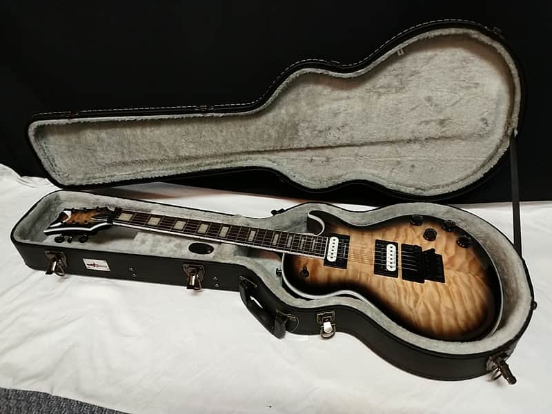 Dean Thoroughbred Select Floyd electric GUITAR Quilt Maple Natural Black Burst NEW w/ FREE Case TB SEL F QM NBST image 1
