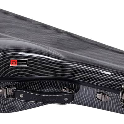 Crossrock Tenor Saxophone Case, Compact Design with Lightweight Composite Carbon Fiber, Black image 6