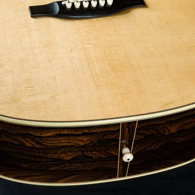 Bourgeois GAC-150 Ziricote And Italian Spruce Grand Auditorium Cutaway NEW image 14