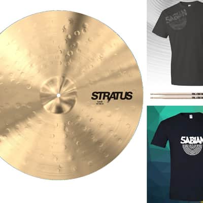Sabian Stratus 19" Crash Cymbal | B20 Bronze | Made in Canada | Authorized Dealer image 1