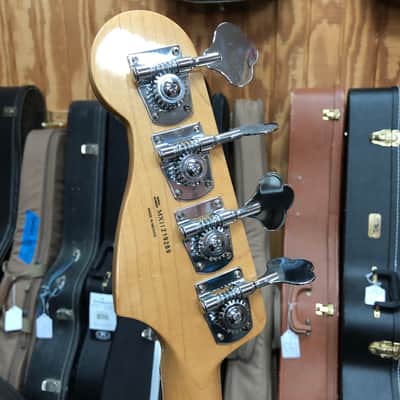2012 Fender Blacktop Precision Bass - Black w/ Gig Bag & Extra Pickguard image 8