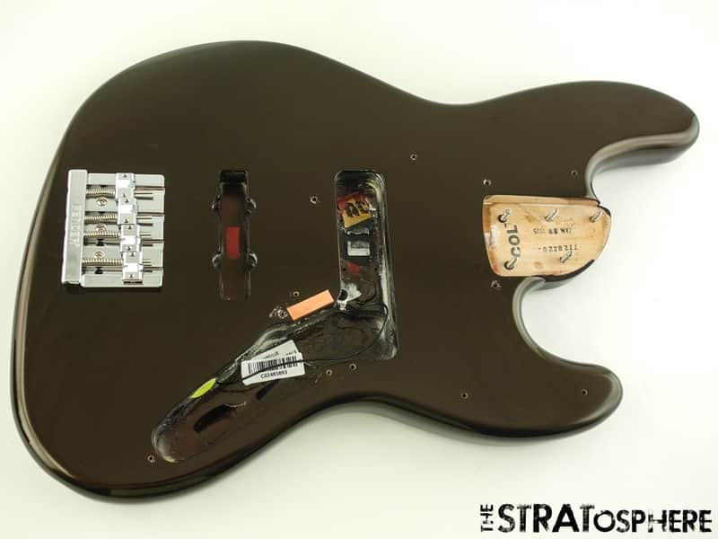 Fender American Ultra II Jazz Bass BODY & HARDWARE USA Guitar Texas Tea image 1