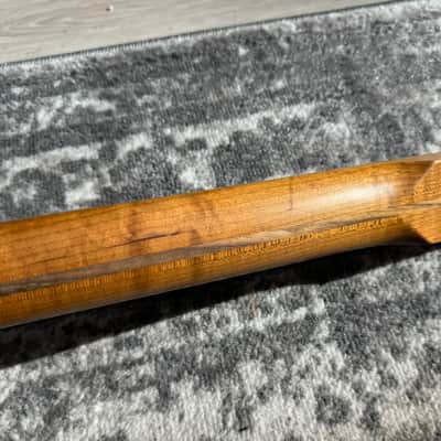 NEW Fender Licensed Allparts Flamed Quartersawn Roasted Maple Nitrocellulose Neck image 16