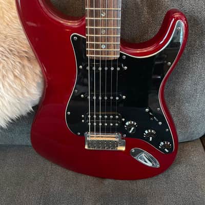 Fender Stratocaster Deluxe American 2008 - Crimson Red Transparent image 2