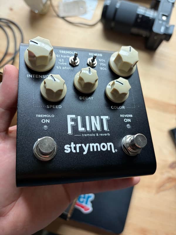 Strymon Flint Reverb and Tremolo V2 2022 - Present - Black image 1