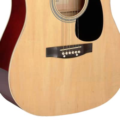 Stagg 1/2 Size Kids Real Natural Acoustic Guitar w/ Padded Gig Bag image 4